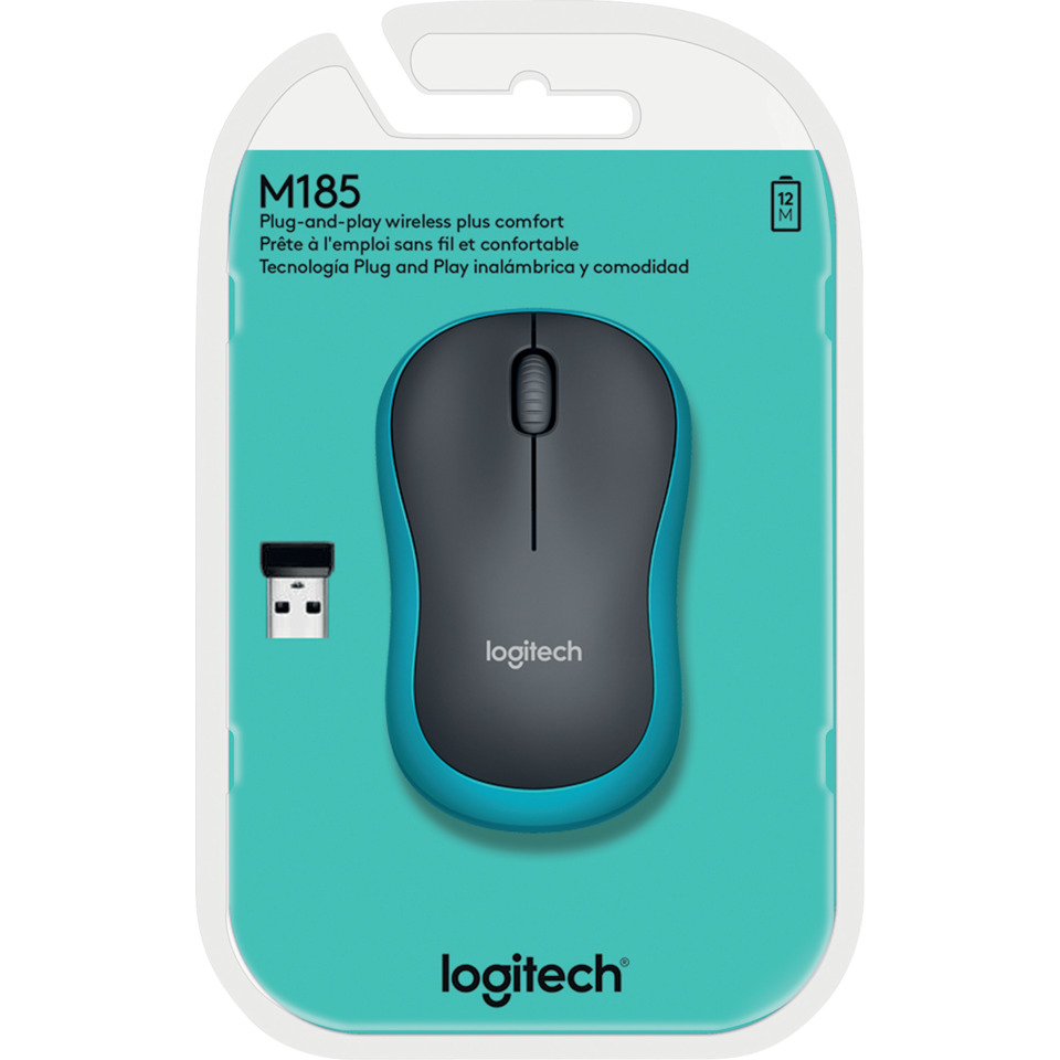 M185, M185 Maus, Kabellose Maus, Optische Maus, USB-Empfänger