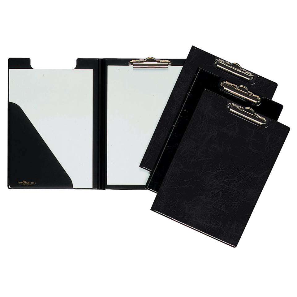 Notizbuch, Klemmbrett, schwarz, Bindung, Set
