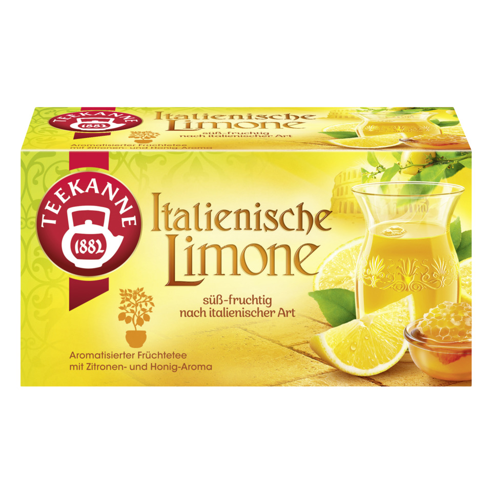 Italienische Limone, Früchtetee, Aromatisierter Tee, Zitrone, Honig-Aroma