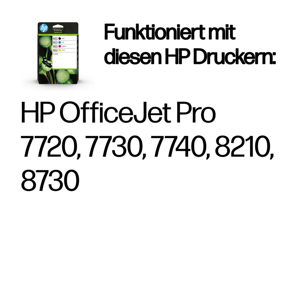 Tonerpatrone, HP Drucker, Kartusche, Motiv Grafik, Farbpalette