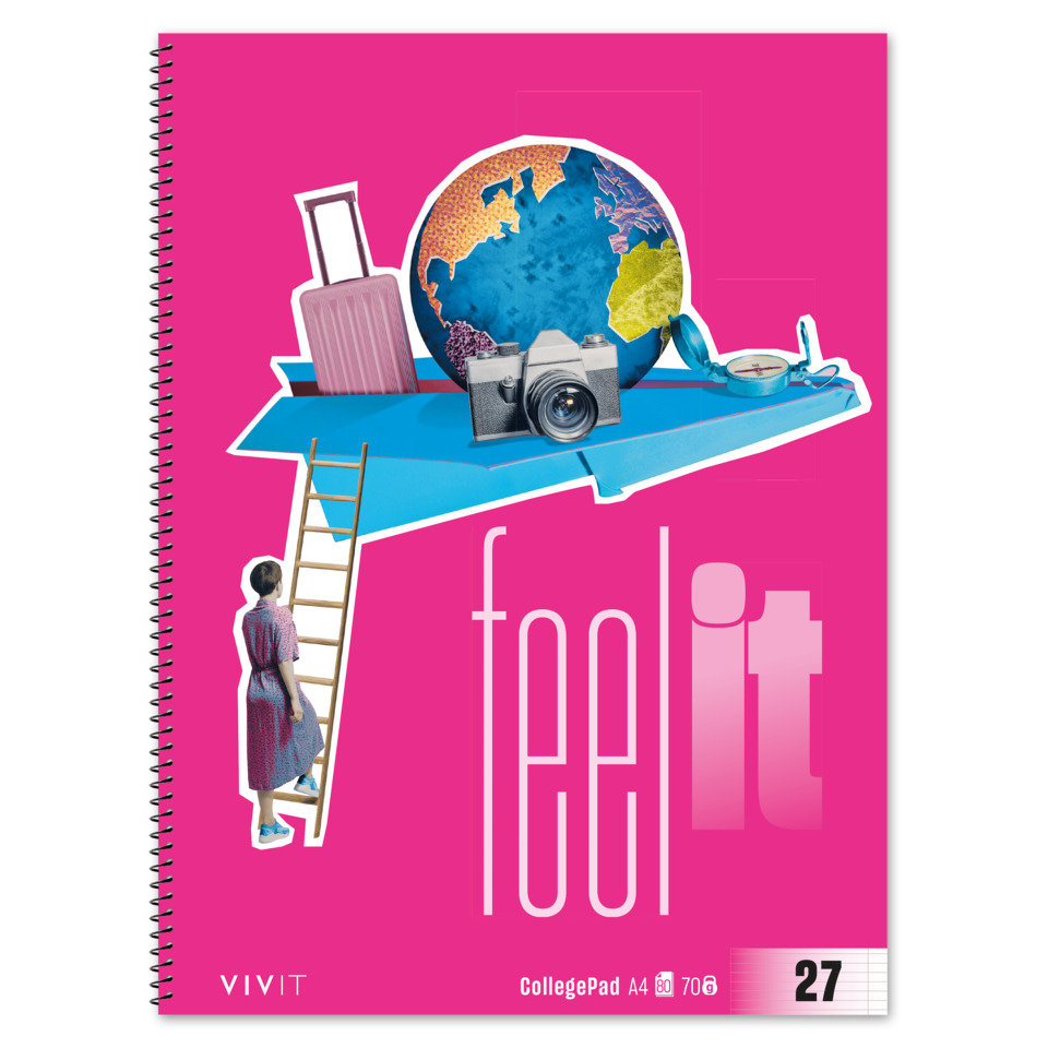 notebook, collegepad, pink notebook, travel collage, world map