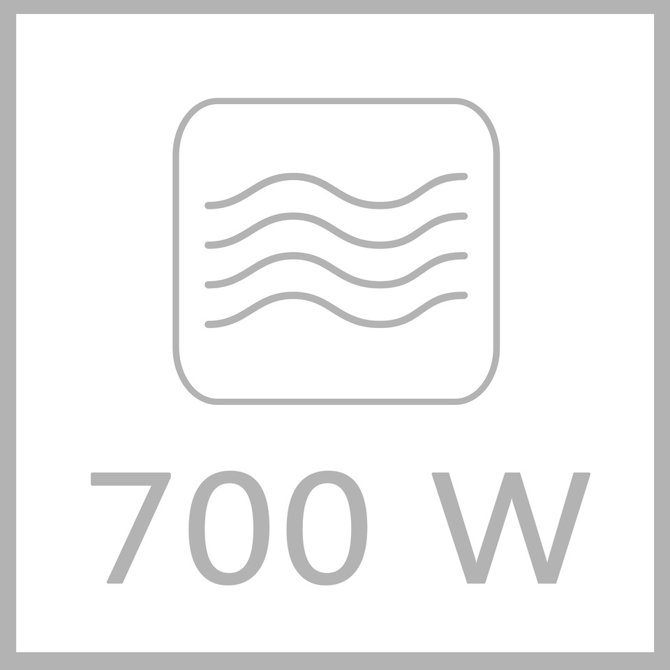 Induktion, Symbol, Leistung, 700 W, Symbol
