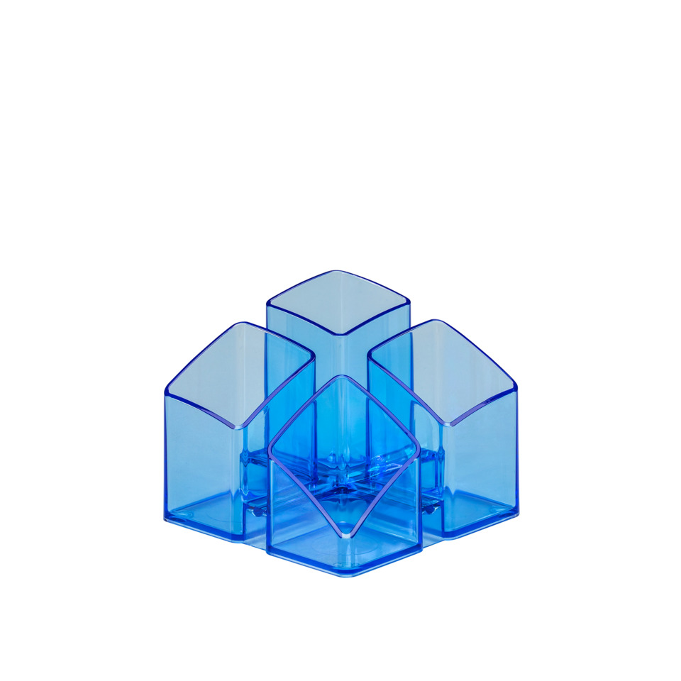 Schneidebox, Aufbewahrungsbehälter, Transparenter Kunststoff, Blau, Modulares Design
