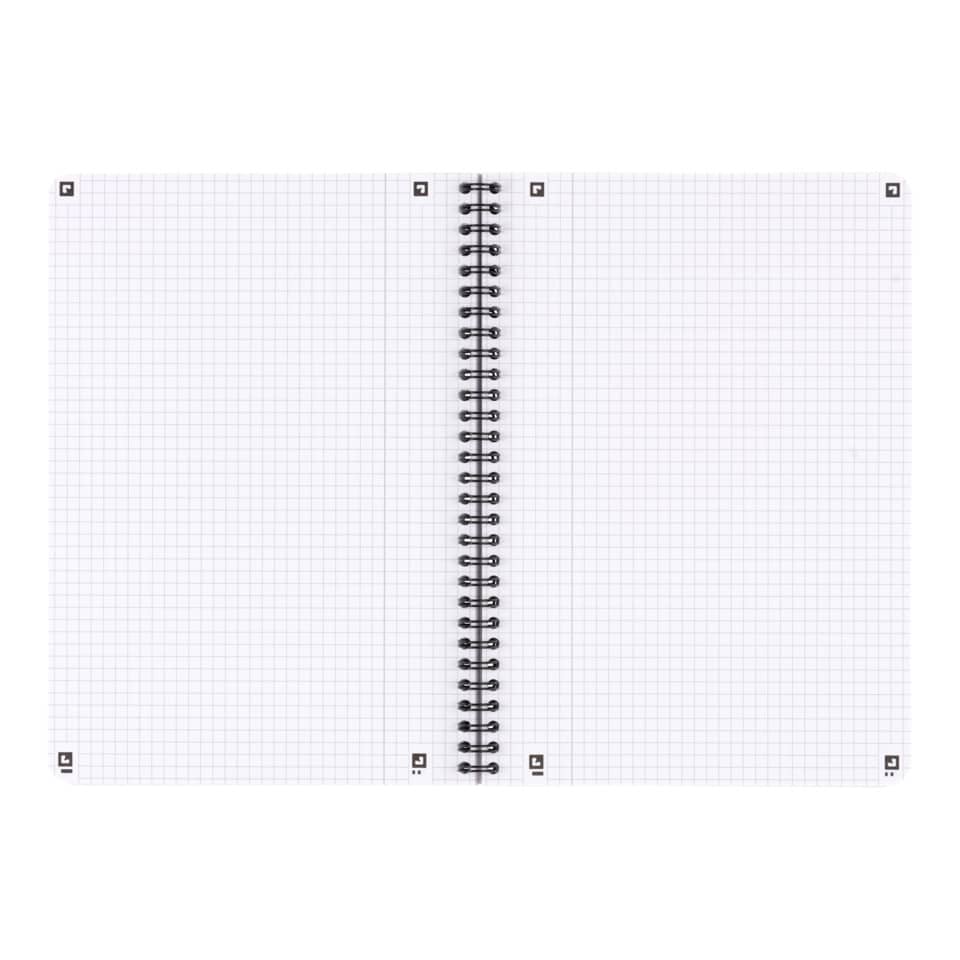 notebook, gitterpapier, spiralbindung, gitter, offenes notizbuch