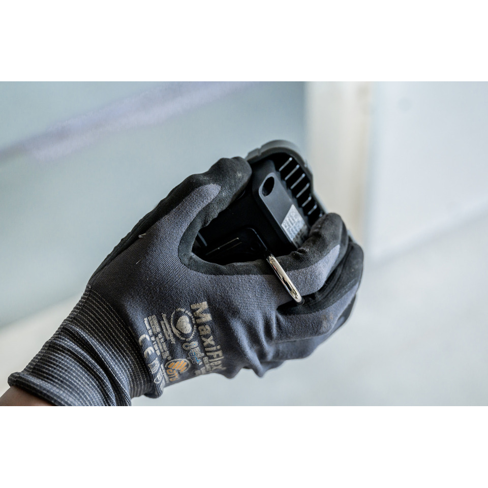 Handschuh, Gehäuse, Bauwerkzeug, Schwarz, Gurtband