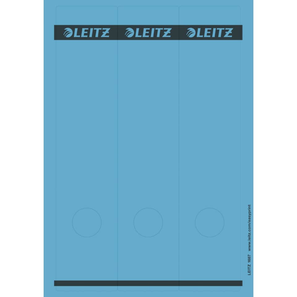 Ordner, Ring, Blau, Etikett, Leitz