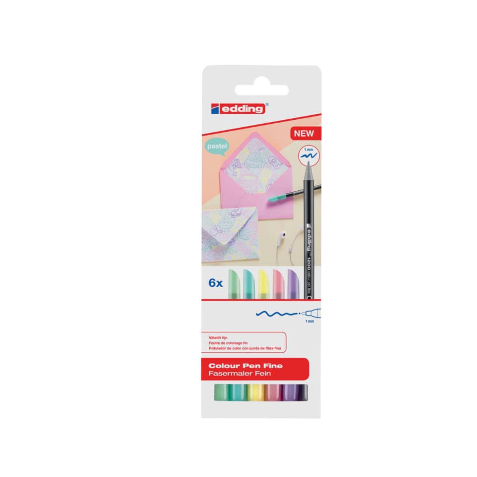 Pastellfarben, Color Pen, Fineliner, Schreibset, Marker Set