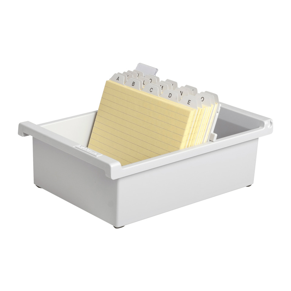 Archiv, Indexkarten, Kartenbox, Kartenstapel, Kartenhalter