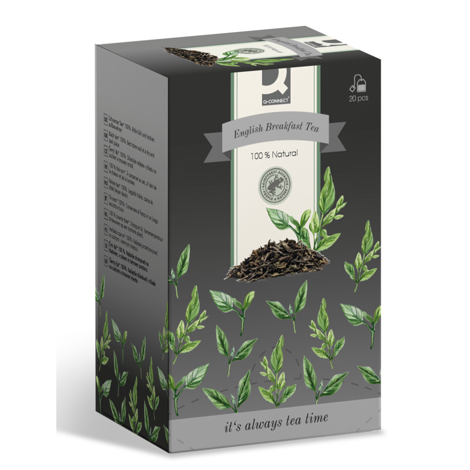 tee, englisches Frühstückstee, 100% natur, paket, 20 stück