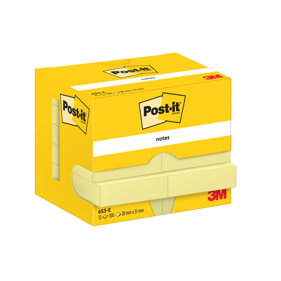 Post-it Notizen, Haftnotizen,  Klebezettel, Notizzettel, 2x3 Zoll (38mm x 51mm)