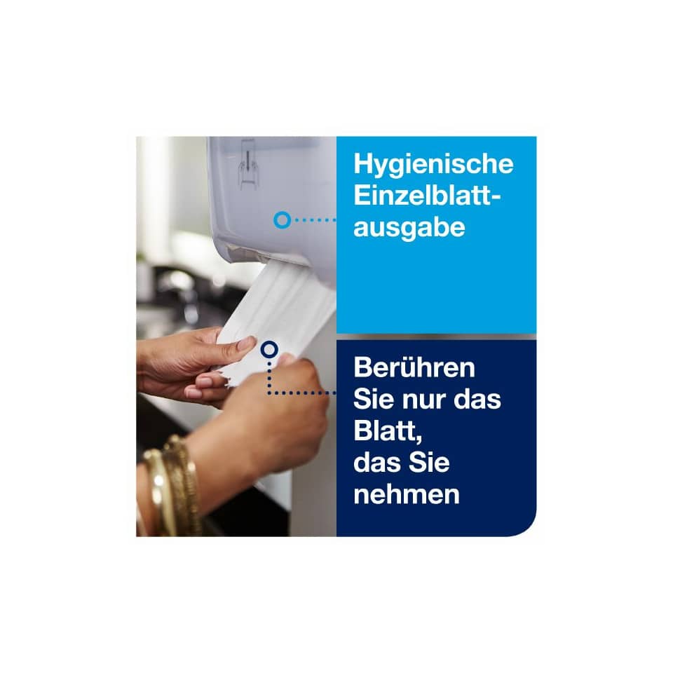 einzelnblatt-ausgabe, handschuh, papier, blau, anweisungen