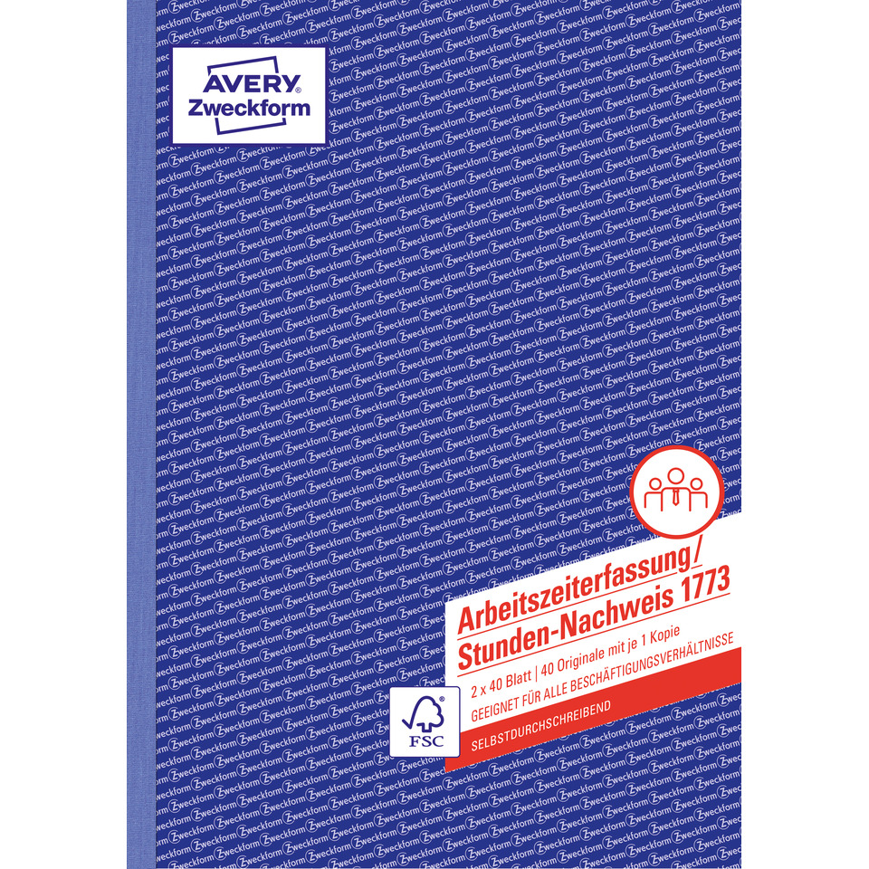 Notizblock, Arbeitsheft, Papier, Avery, Zweckform
