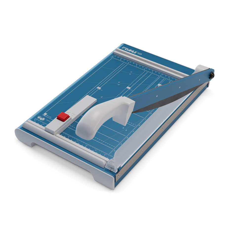 Papierschneider, Guillotine, Bastelwerkzeug, Blau, Schneidematte