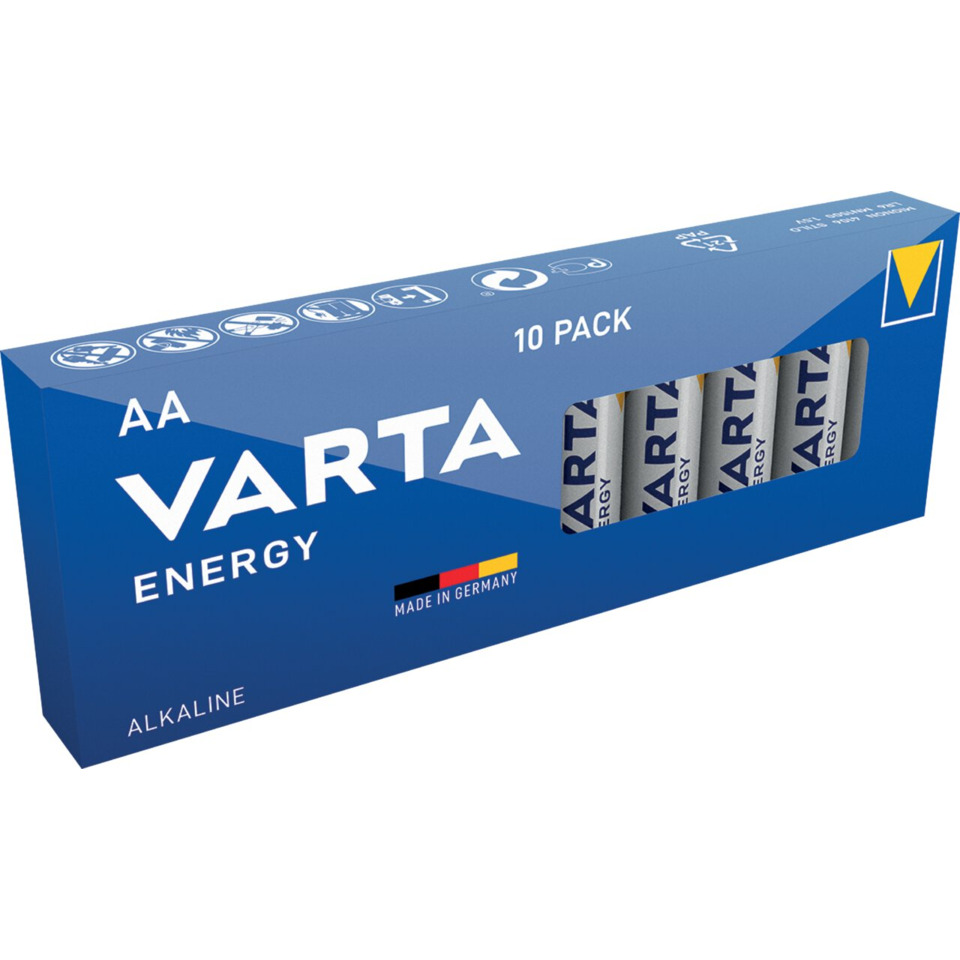 AA, VARTA, Energie, Alkaline, 10er Pack
