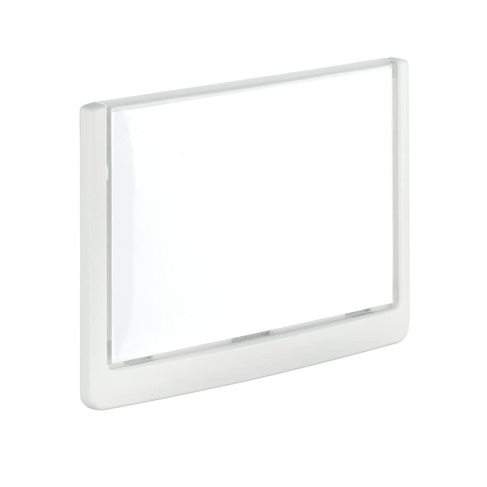 rechteckige lampe, sichtschutz, weisser rahmen, glas panel, LED-rahmen