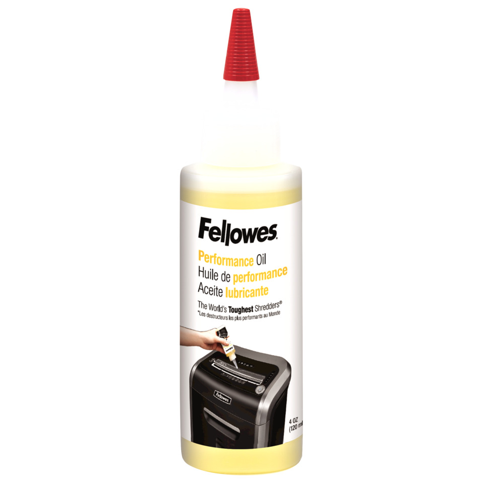 Fellowes, Performance Oil, Lubricant, Shredder oil, Printer/shredder accessory