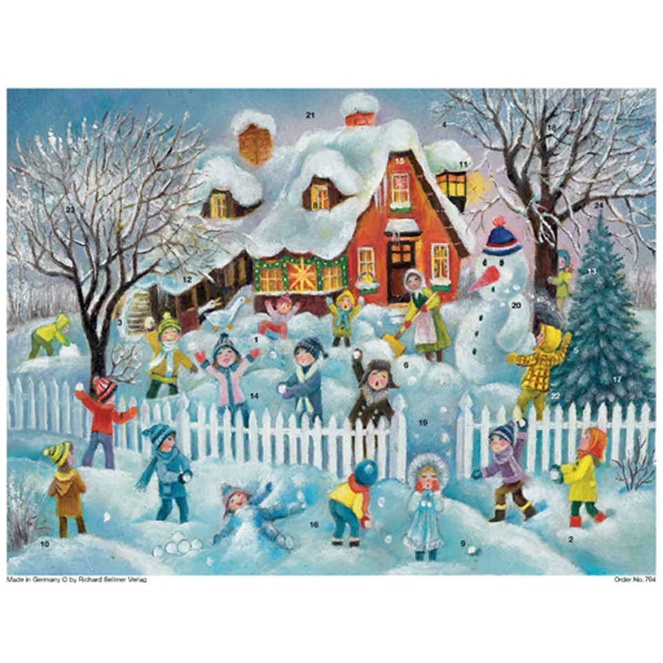 winter, Schnee, Kinder, Hütte, Schneemann