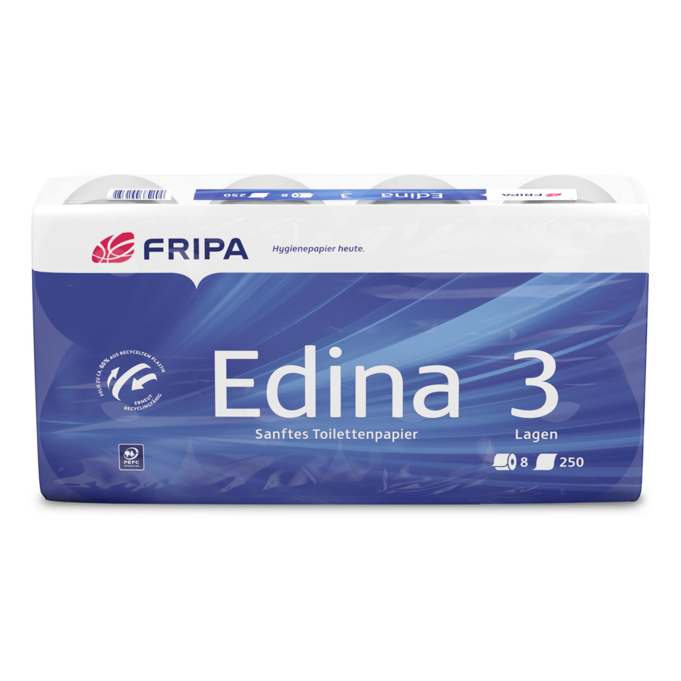 Toilettenpapier, Sanft, Lagen, 8 Rollen, 250 Blatt