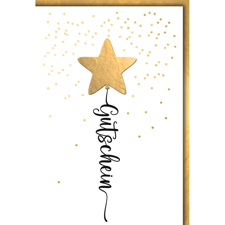 gold, stern, karte, konfetti, geschenk