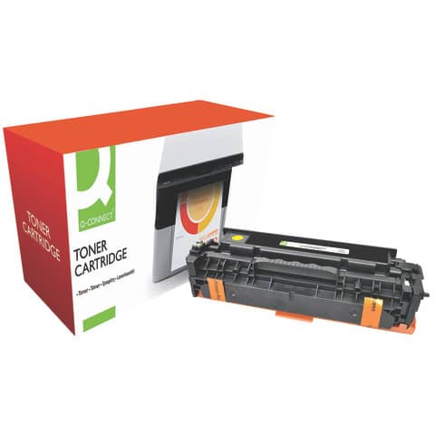 Lasertoner yellow ersetzt CE412A Q-CONNECT KF16034