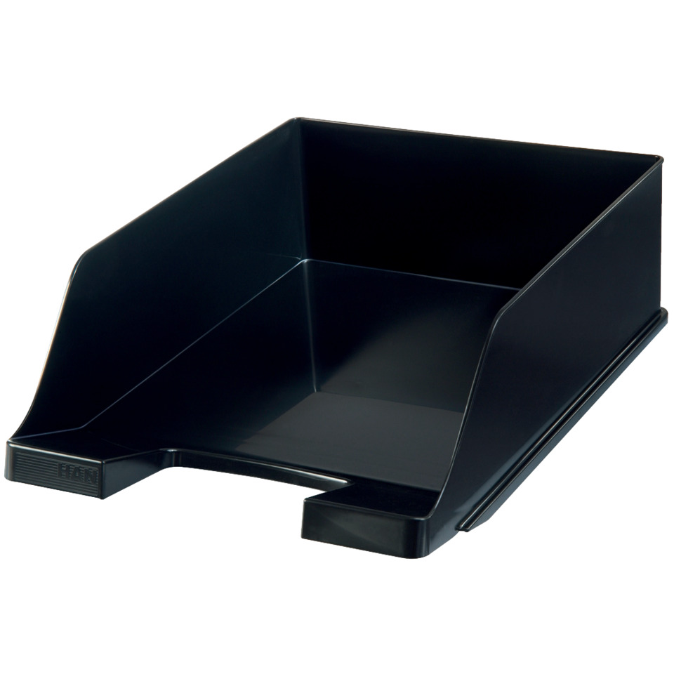 Datei-Organizer, Papiertrommel, Schreibtisch-Organisator, schiefer Seite, schwarz