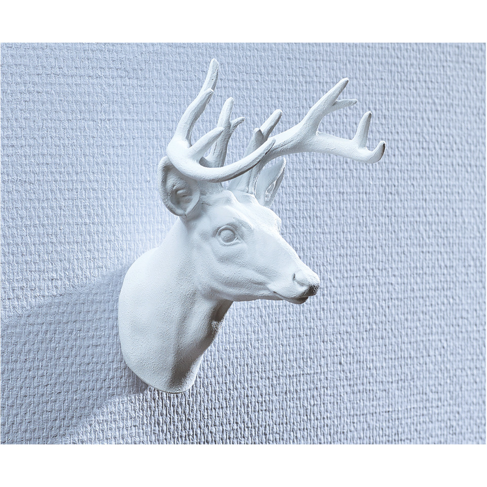 deer, stagg, antler, skulptur, wanddekoration