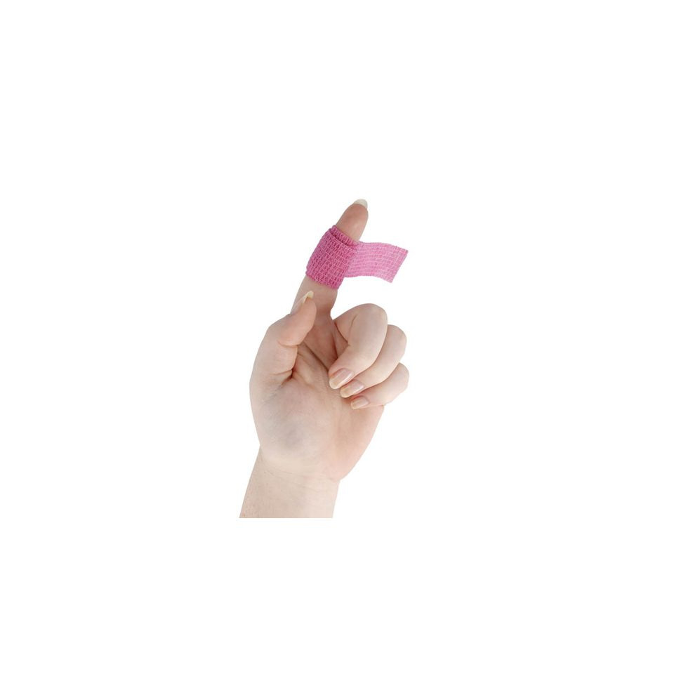 Fingerprotektor, Pinkfarbige Fingerrrolle, Verbandband, Medizinisches Zubehör, Fingerenschutz