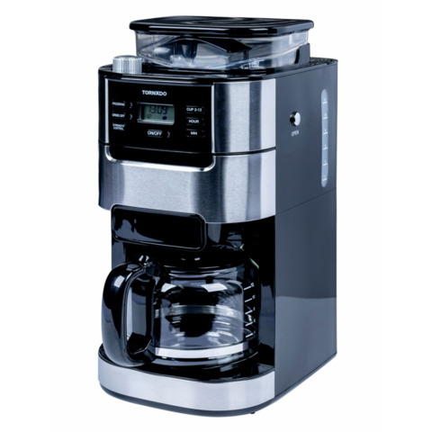 Kaffeemaschine TCM1025A-GS, 1,5 L, schwarz TORNADO TOR7458527