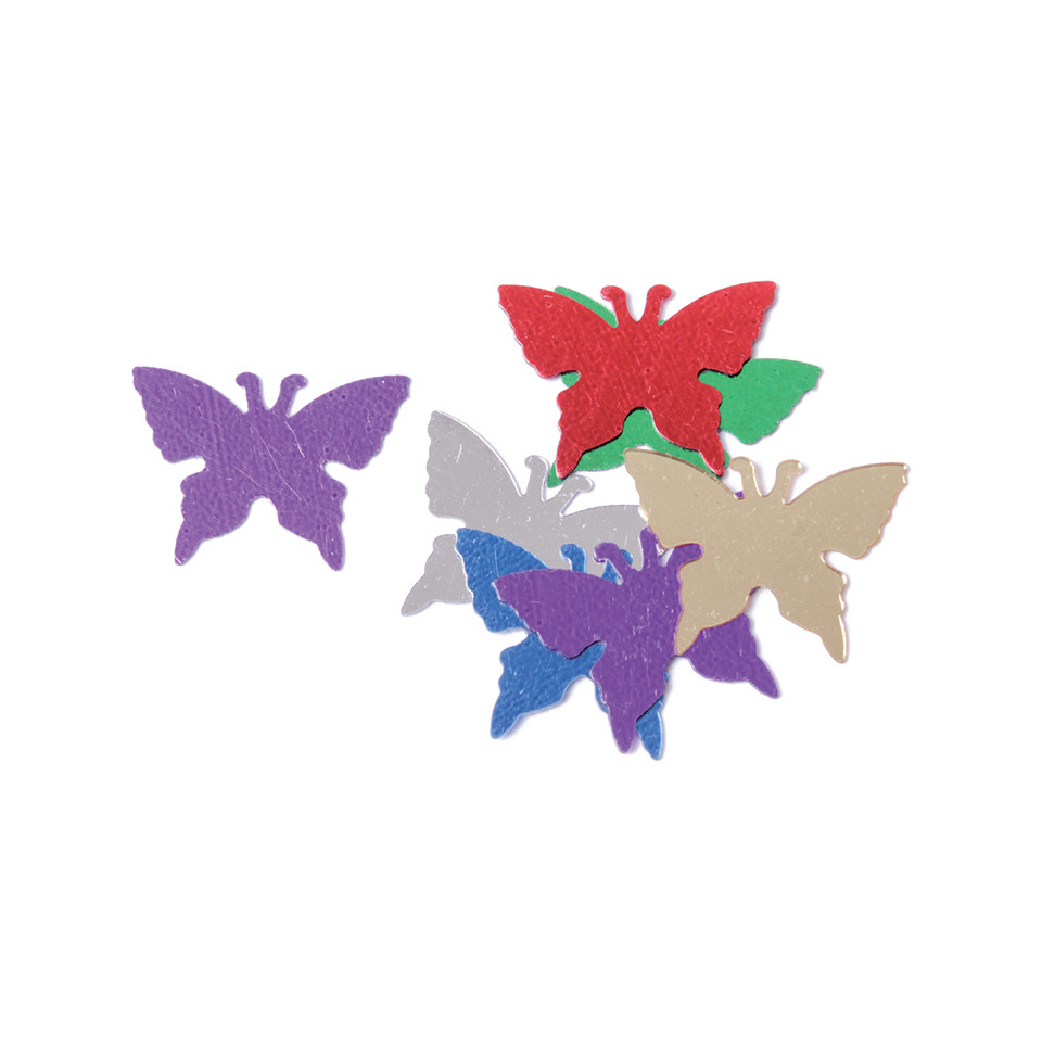 Schmetterling, Filz, Applikation, bunt, Stückchen