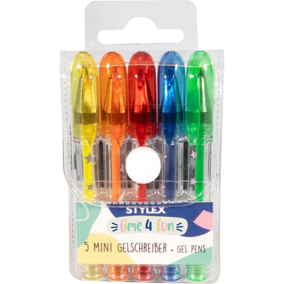 Gelschreiber, Mini-Stifte, Buntstifte, Gel-Pens, Schreibset