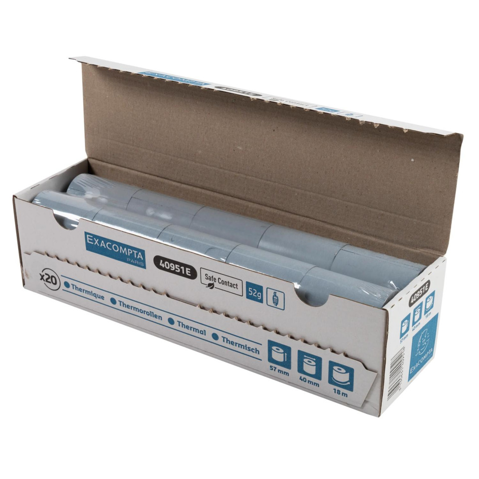 thermometer, thermorollen, packaging, box, Exacompta