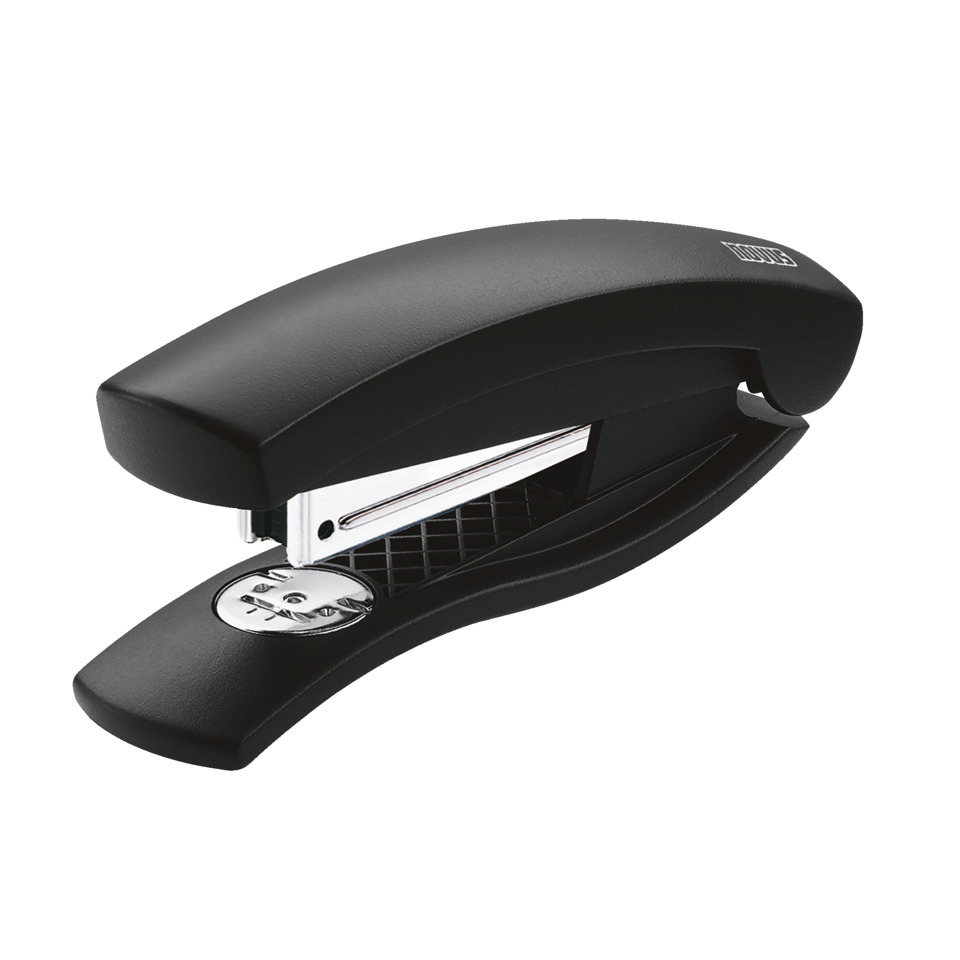 Stiftstapler, Schwarz, Kunststoff/Metall, Bürobedarf, Schäfer-Stapler