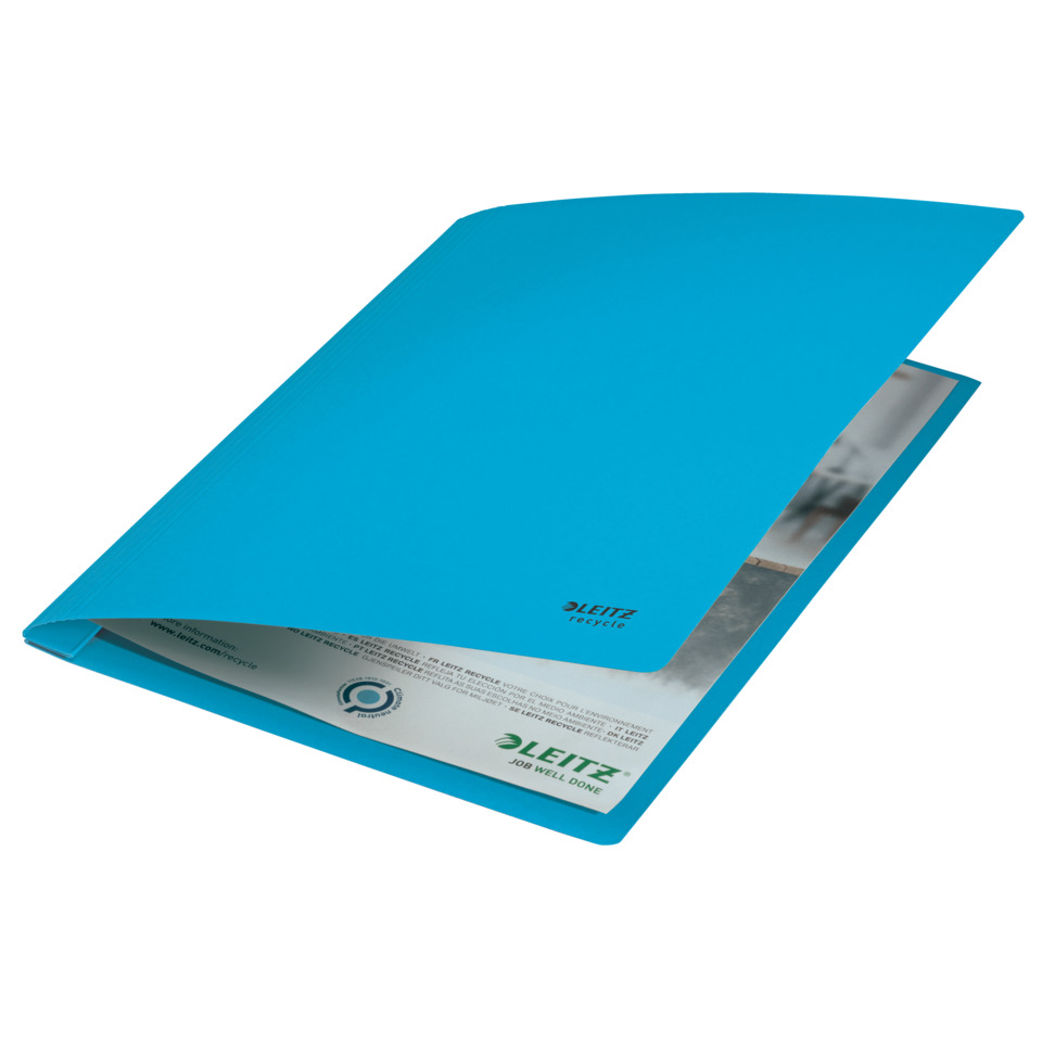Ordner, Blau, Karte, Dokumentenmappe, Leitz, Ordner, Dokumentenmappe, Blau, Kunststoff, Recycling