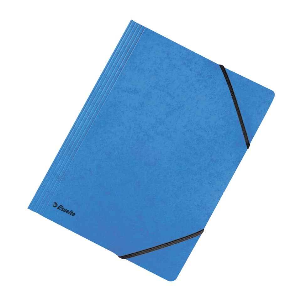 Notizblock, Spiralbindung, Gummiblende, Blau, Notizbuch