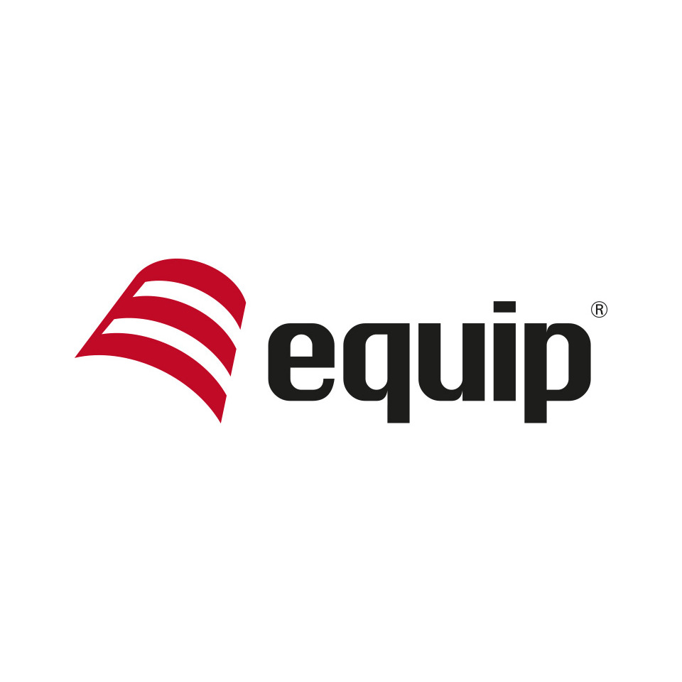 logo, equip, Markenzeichen, rotes Symbol, schwarzer Text