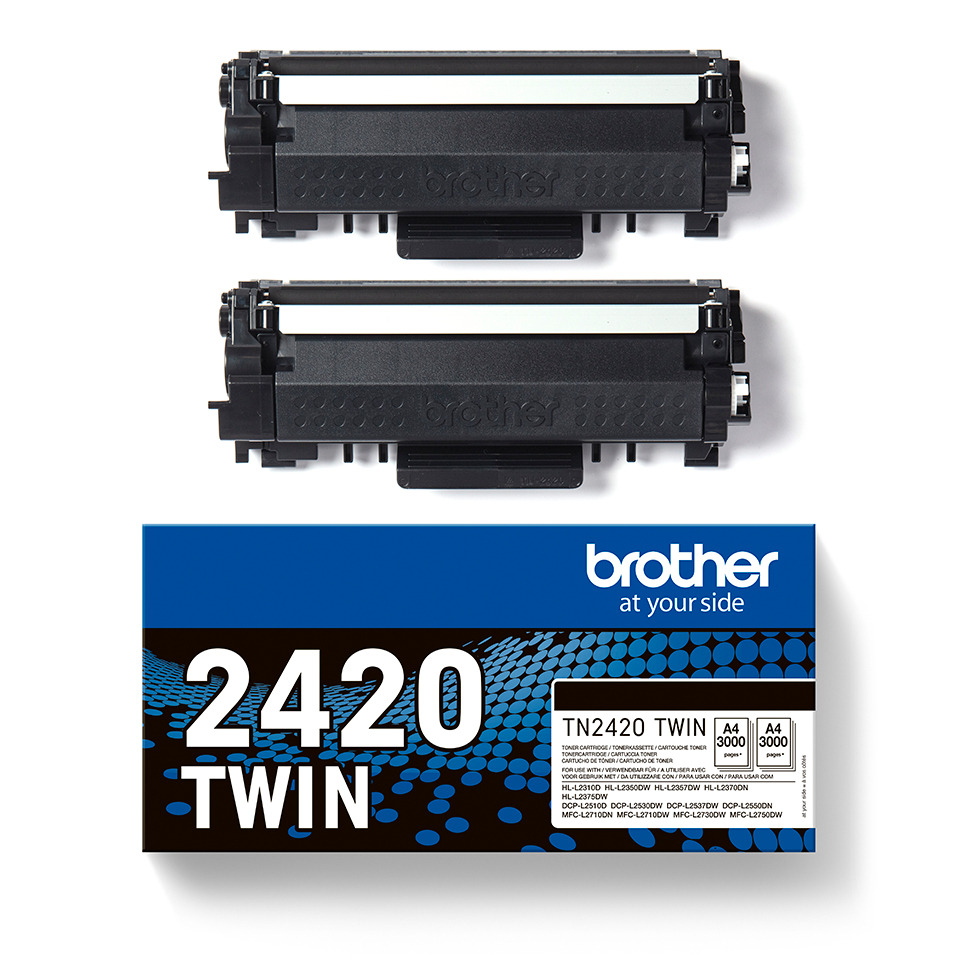 Tonerpatrone, TN2420, Toner Twin, Brother, Druckerzubehör, Toner, Druckerpatrone, Brother, Twin, A4
