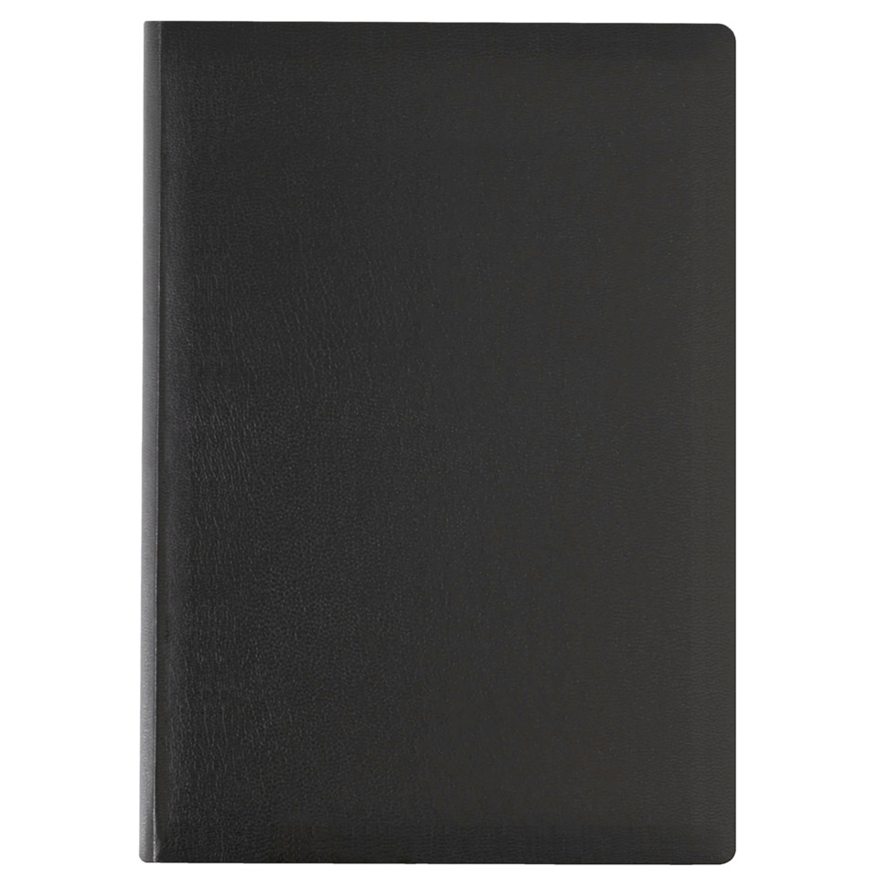 Notizbuch, Schwarz, Kunstleder, Business, Mäppchen