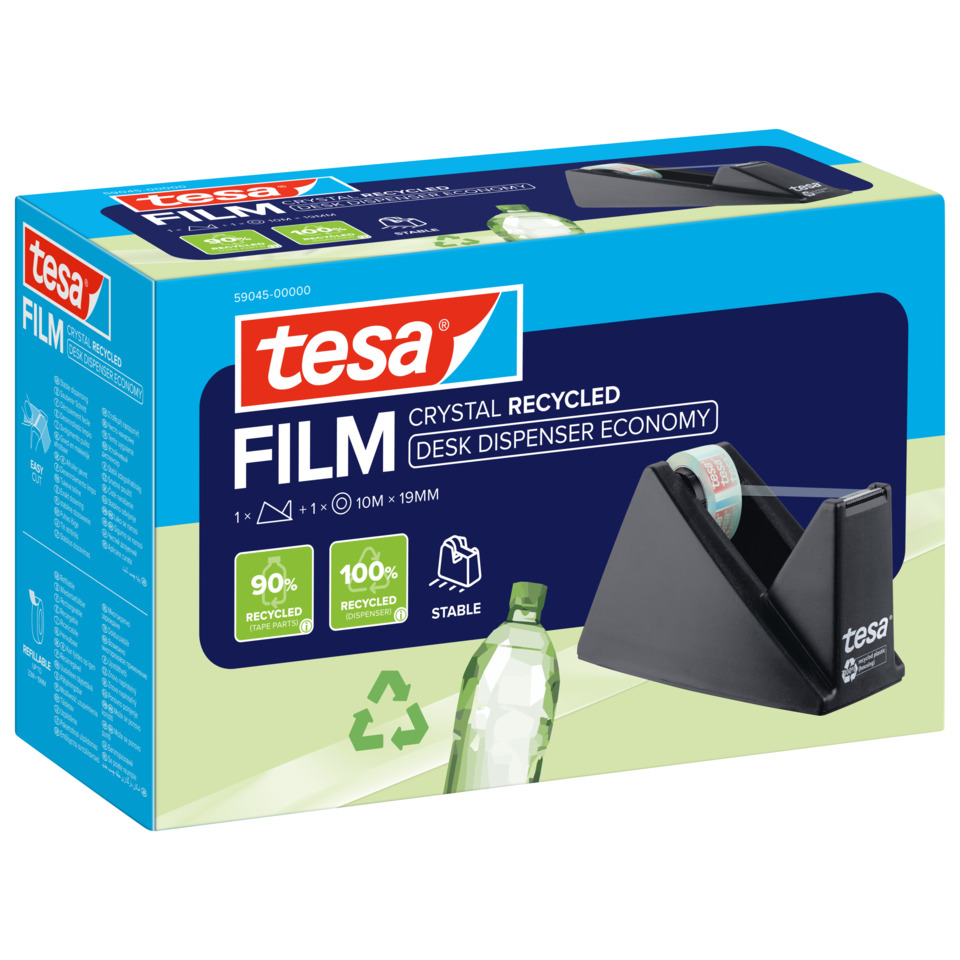 Filmm_Recycled, Crystal, Desk_dispenser, Economy, Recycling