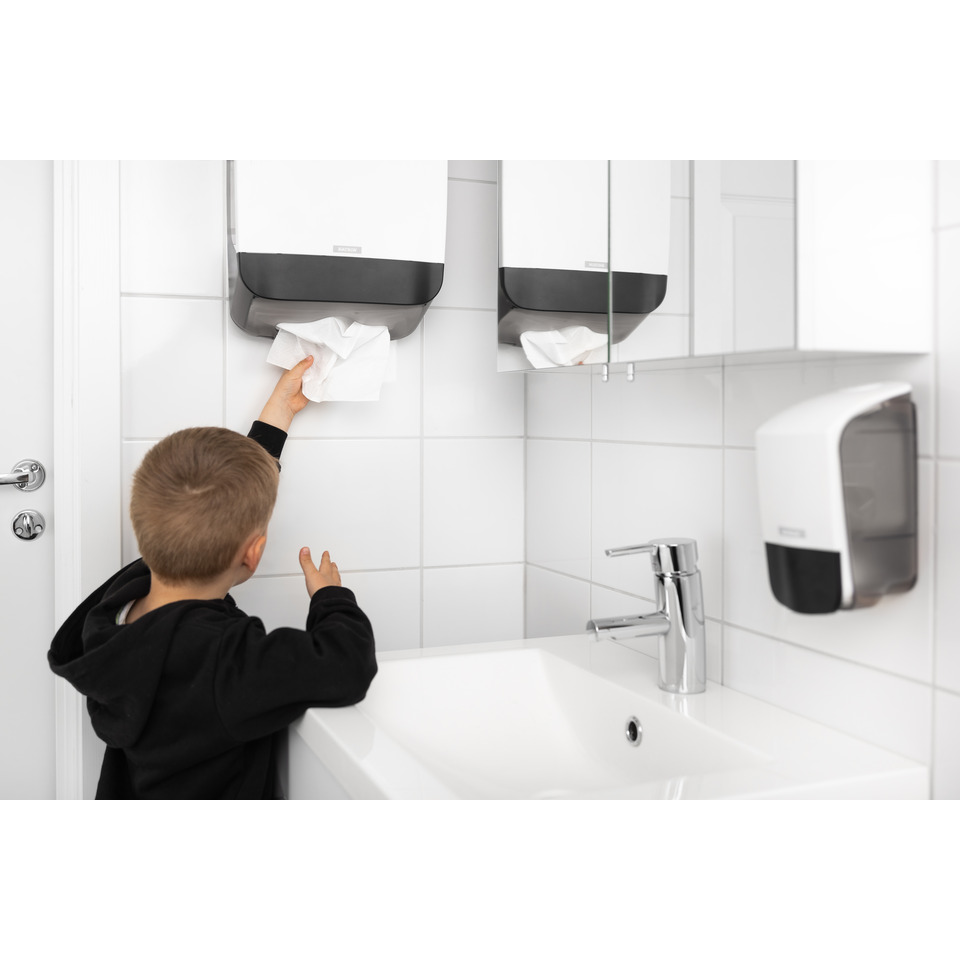 Kinder, Handtuchspender, Waschraum, Waschbecken, Spiegel