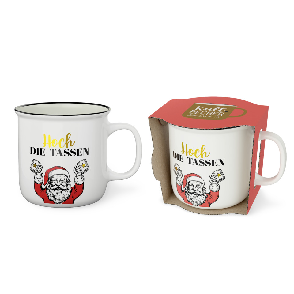 Tassen, Becher, Kaffeetasse, Weihnachten, Santa Claus