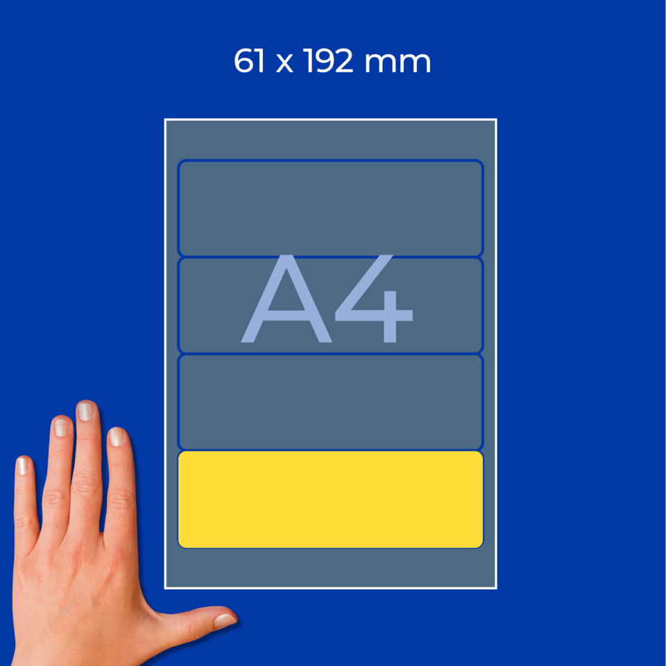 A4, Papier, Notizblock, Farbblock, Hand