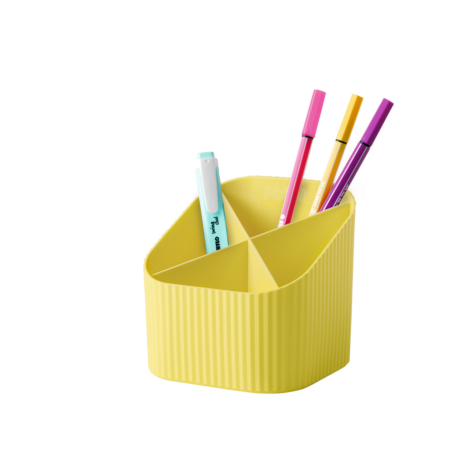 Schulmaterial, Stiftehalter, Pensilständer, Organizer, Gelb