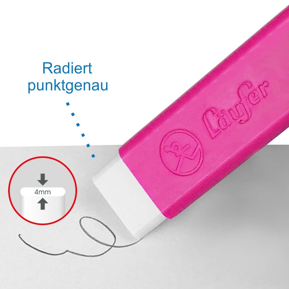 radier, pink, 3-4mm, Klebestift, schultafel