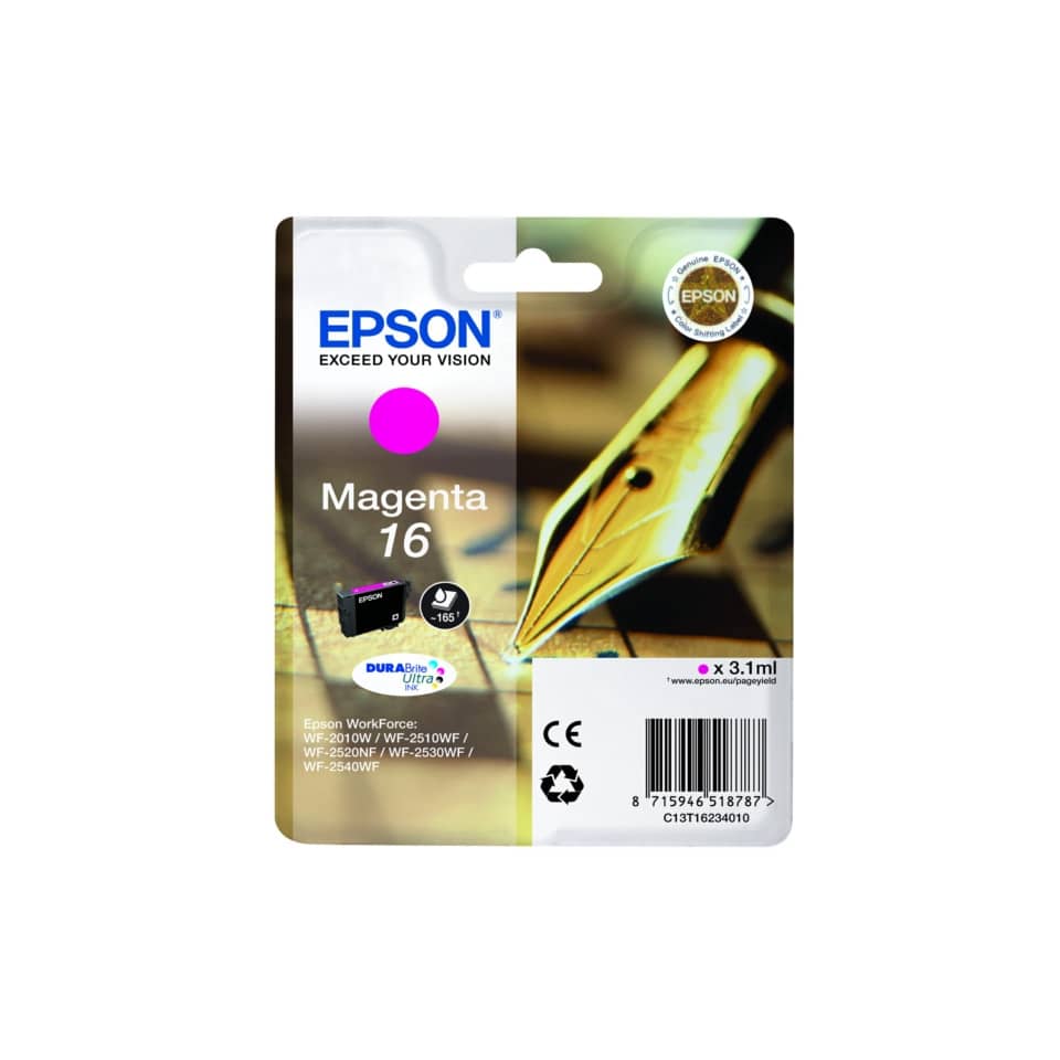 Magenta Tinte, Tintenpatrone, EPSON Tinte, Magenta Patrone, 16 ml Tinte