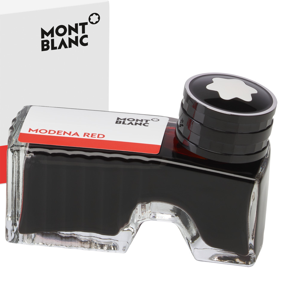 parfumflakon, glasflasche, flakon, modena red, montblanc