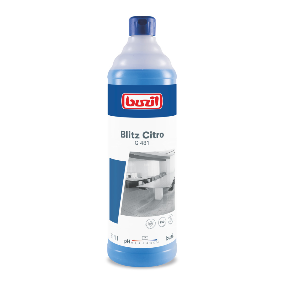 Flasche, Putzmittel, Blitz Citro, G 481, Bodenreiniger