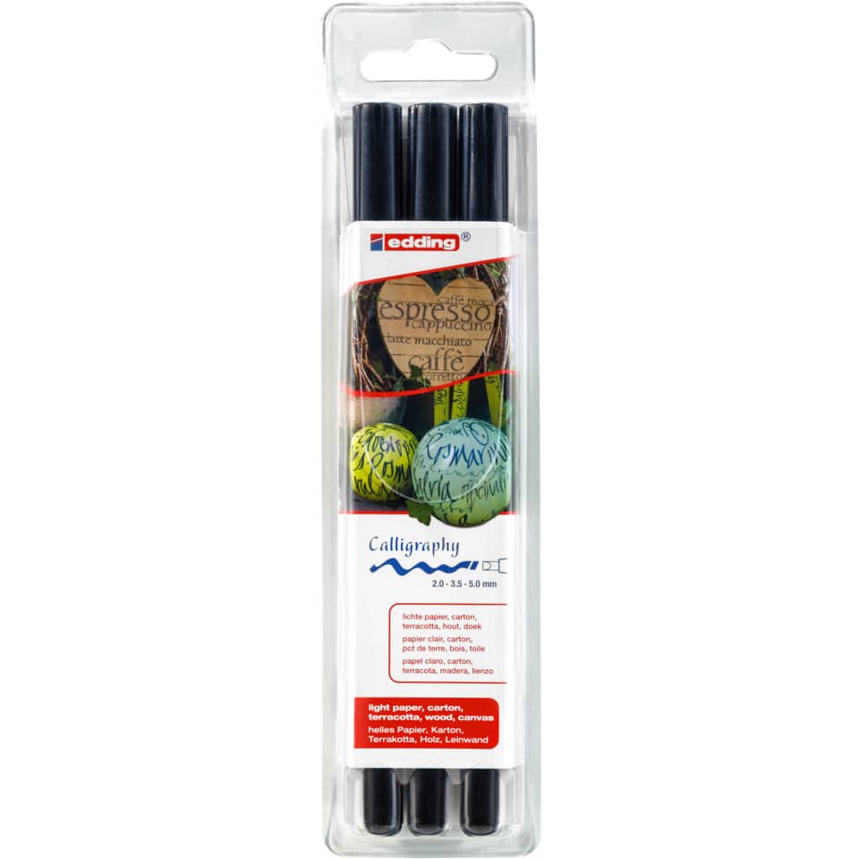 Kugelschreiber, Kalligrafie-Marker, Tintenstifte, Stift-Set, bunte Stifte