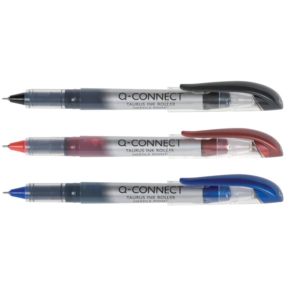 Tinte Roller, Kugelschreiber-Tintenroller, Mini-Tintenroller, Nadelspitze, Q-CONNECT