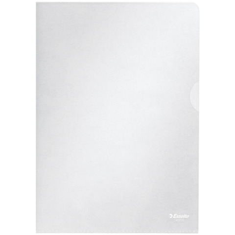 Sichthülle Standard Plus, A5, PP, genarbt, 100 Stück, farblos ESSELTE 54850