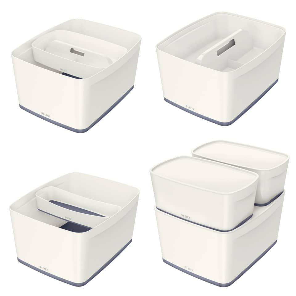 kitchen organizer, storage box, stackable containers, white, rectangular